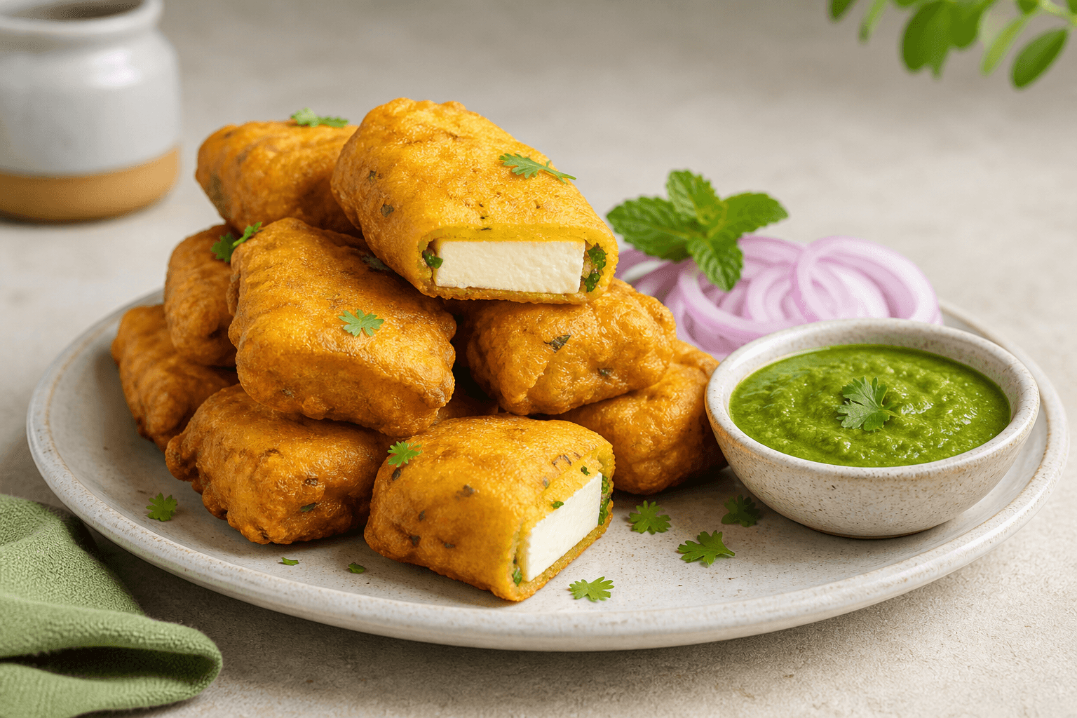 Paneer Pakoda at Chandigarh Sweets