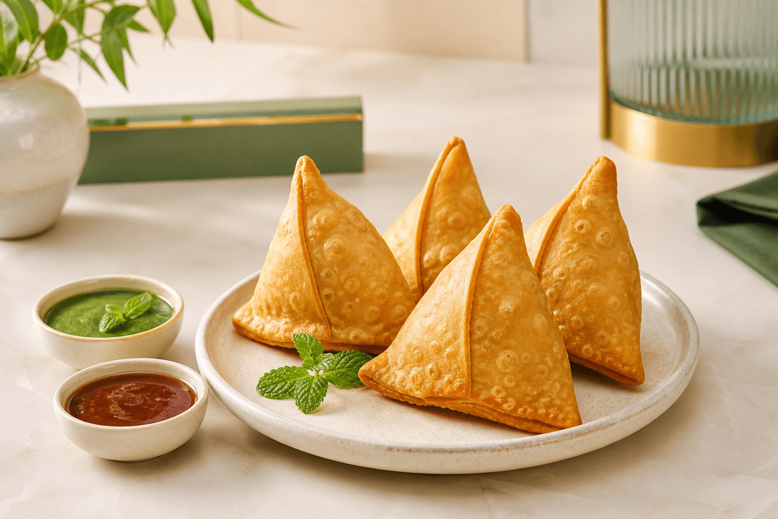 Punjabi Samosa at Chandigarh Sweets