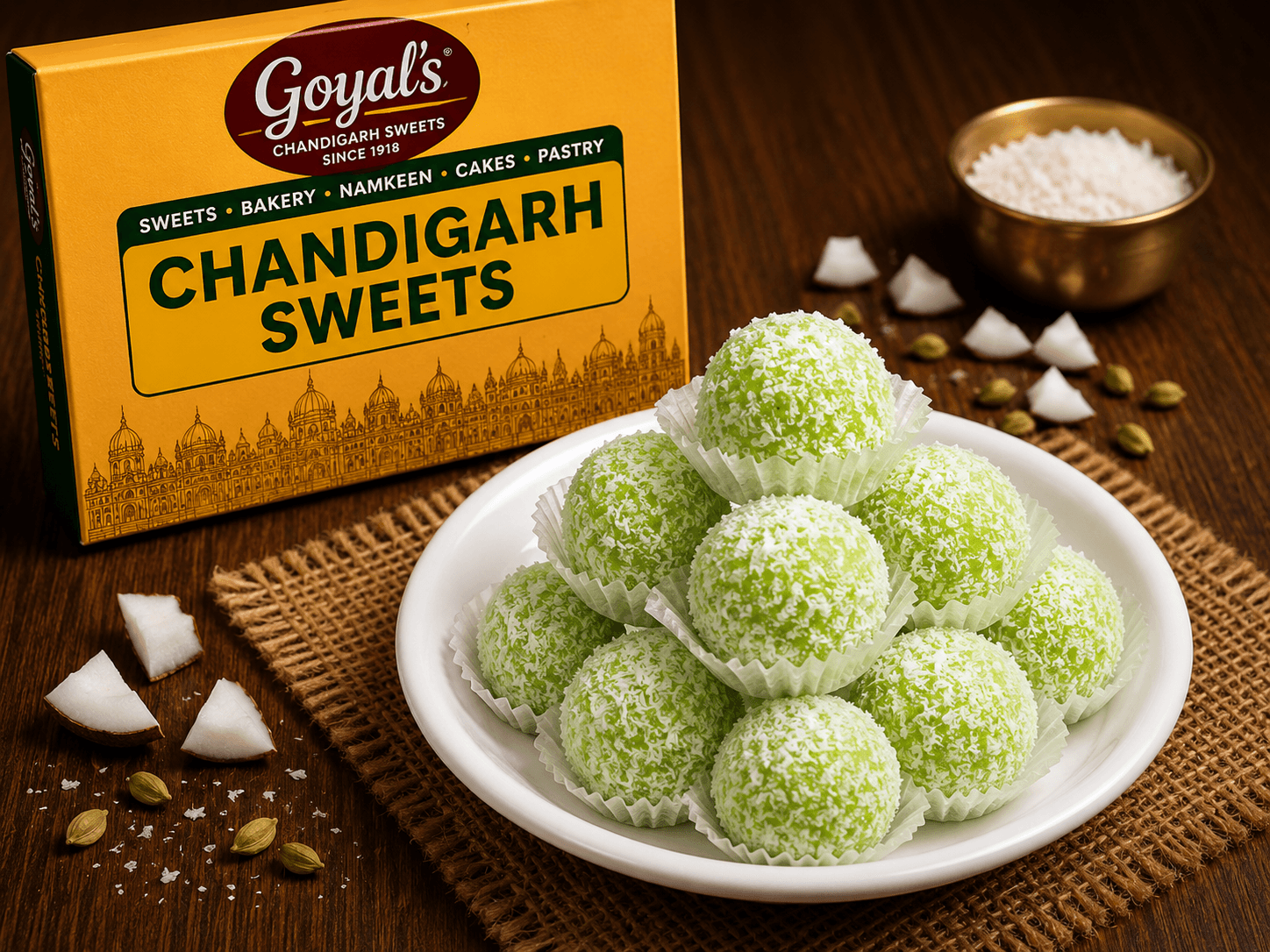 Coconut Laddu sweet box