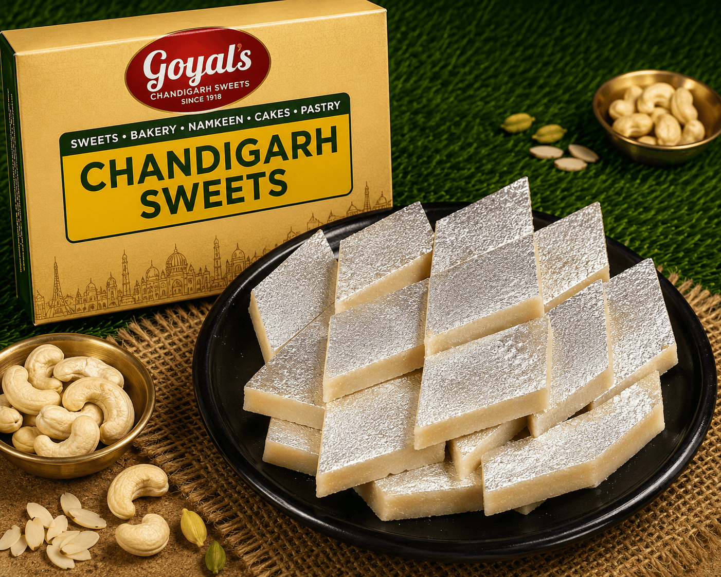 Kaju Katli sweet box