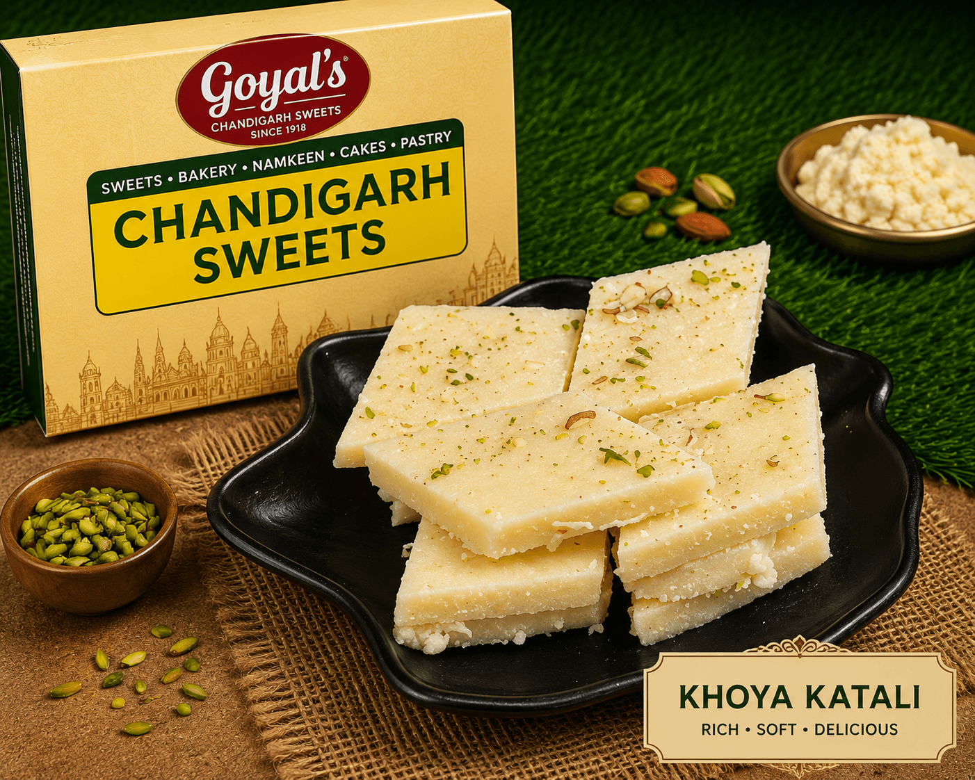 Khoya Katali sweet box