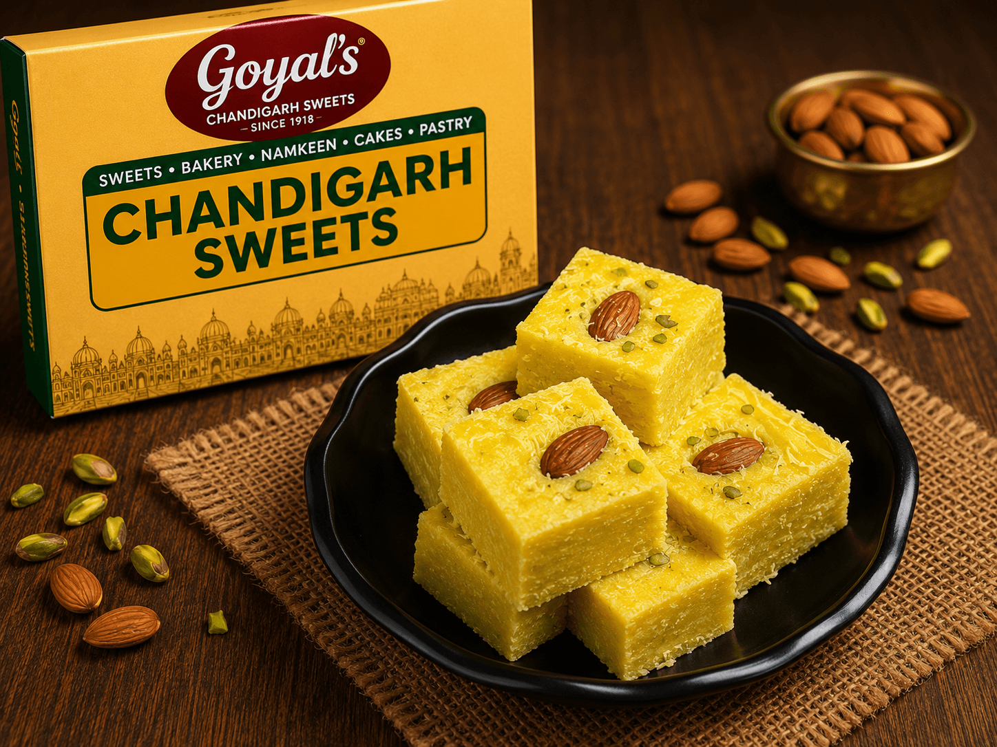 Badam Pateesa sweet box