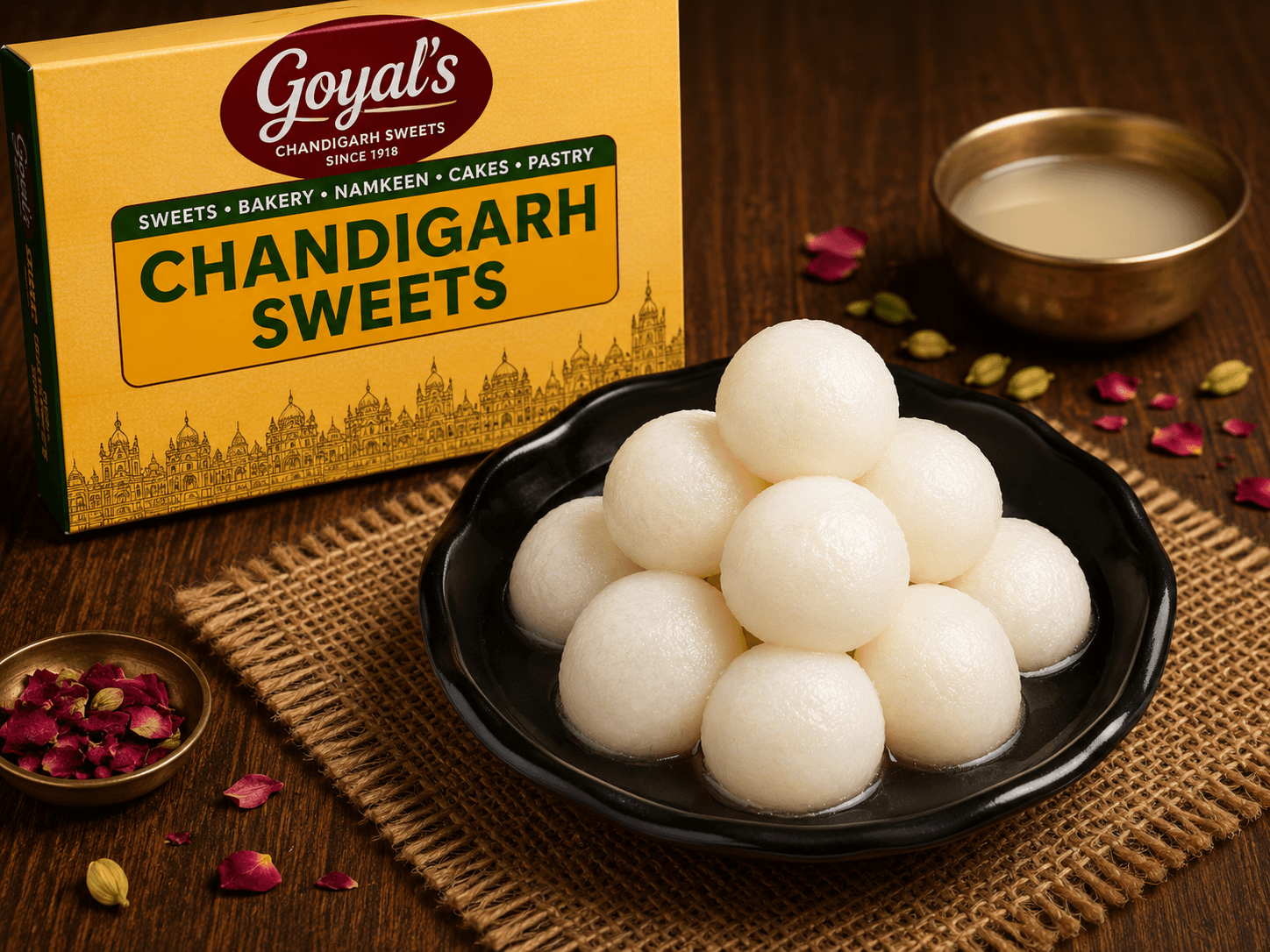Rasgulla sweet box